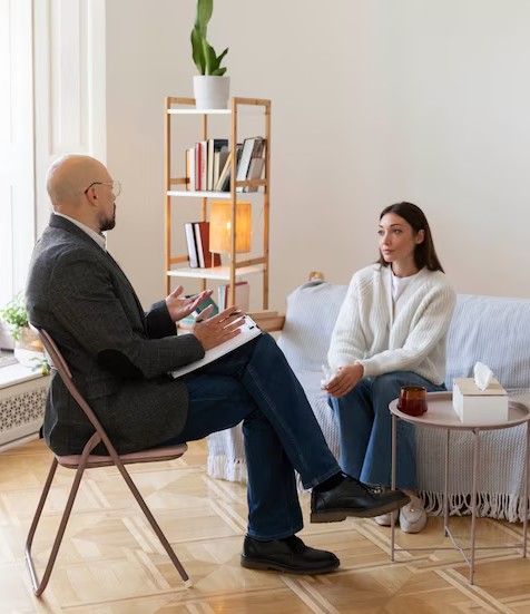 Family therapy in psychologist office